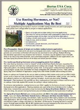 Use Rooting Hormones